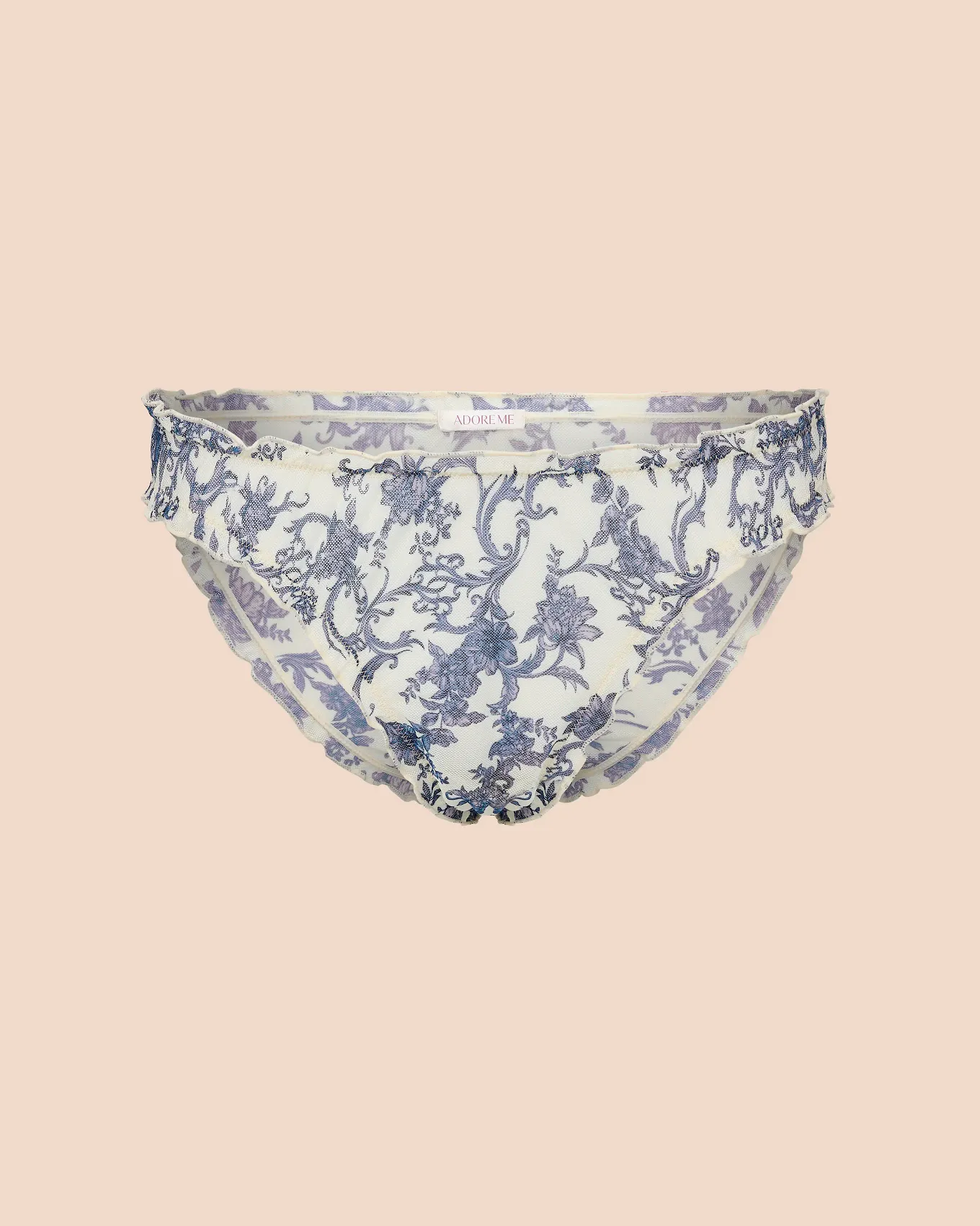 Winette Novelty Blue Bikini Panty XS X Adore Me