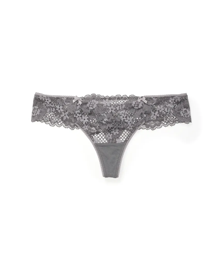 Pacchi Thong Dark Gray panty bundle Still 1