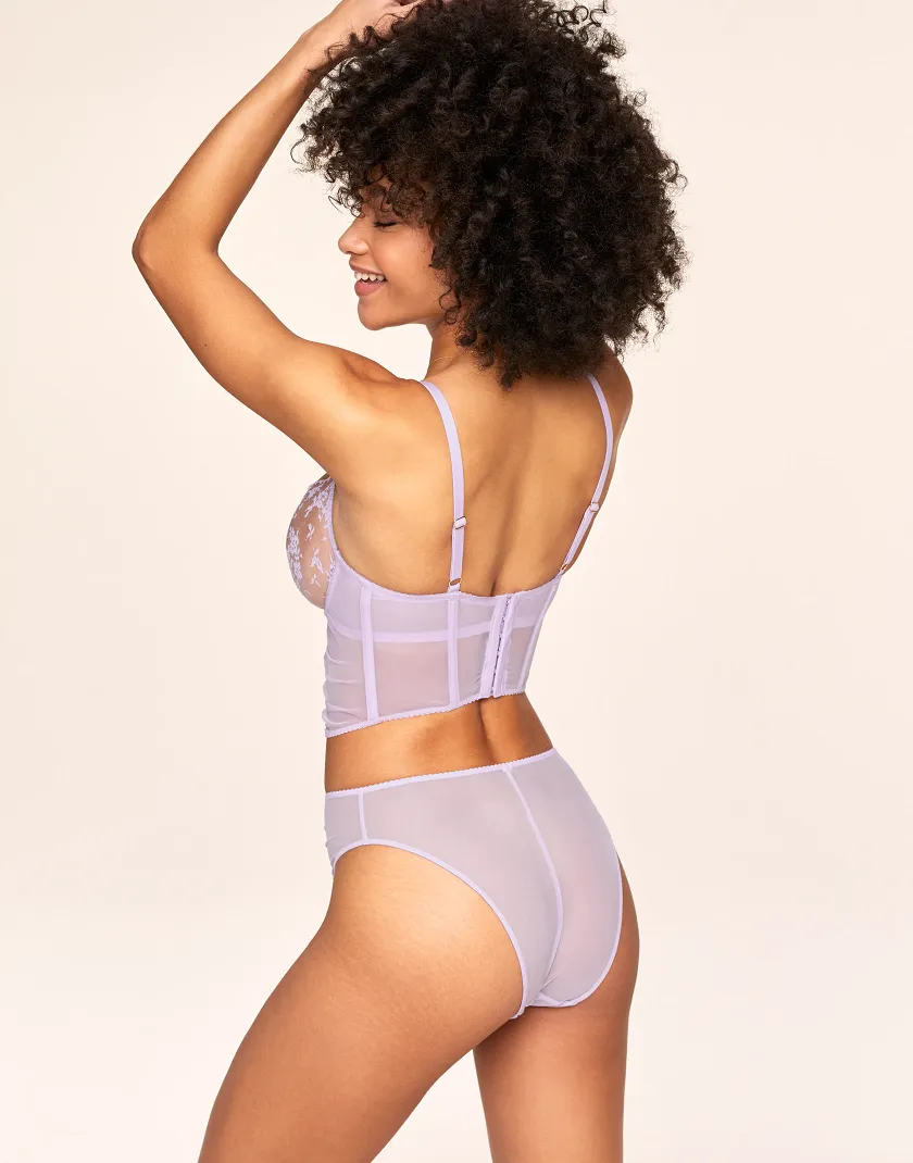 Avara Medium Purple 2 Unlined corset bundle Model 4