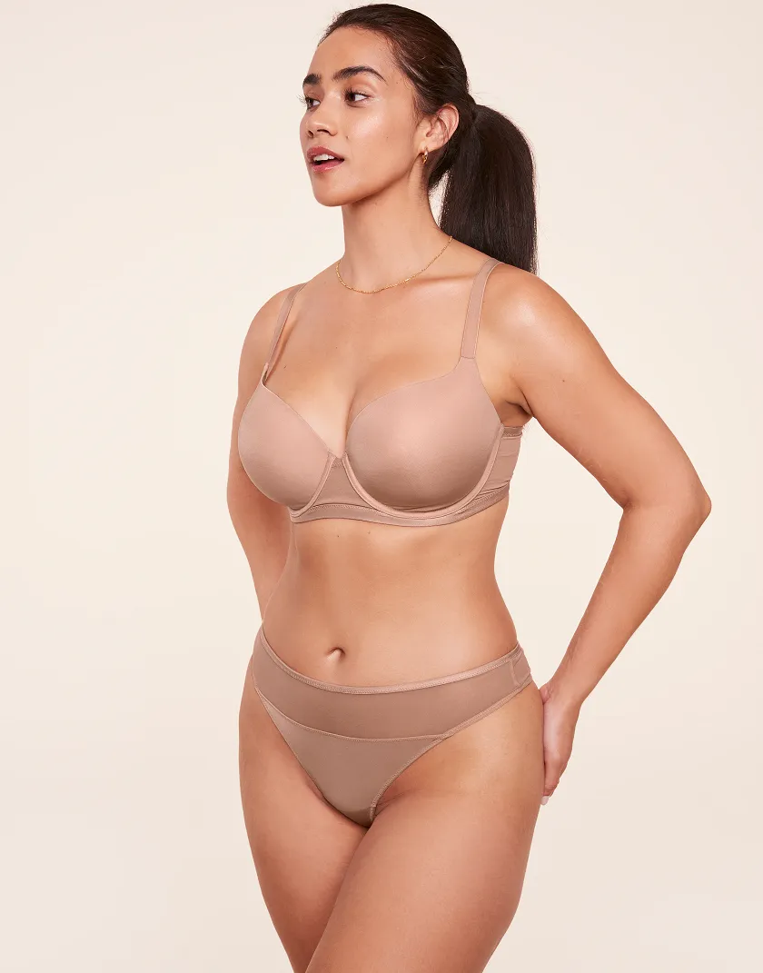 Fallon Medium Beige 2 Contour bra bundle Model 7