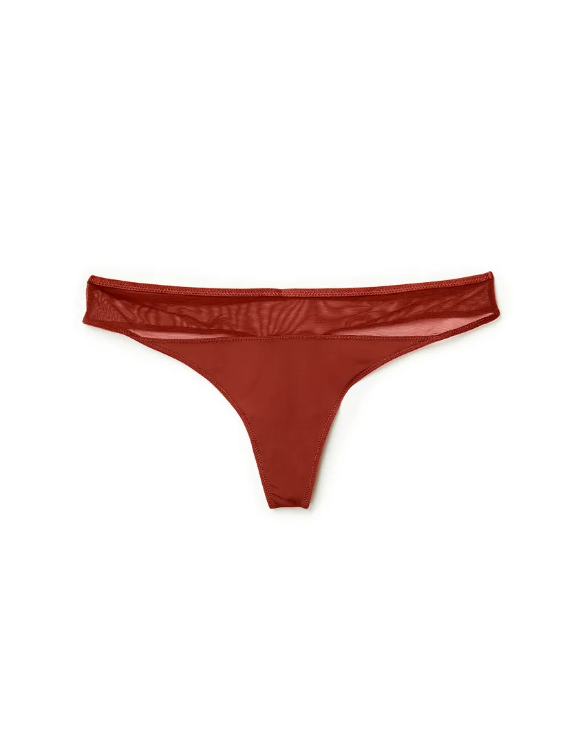 Fallon Thong Dark Red panty bundle Still 1