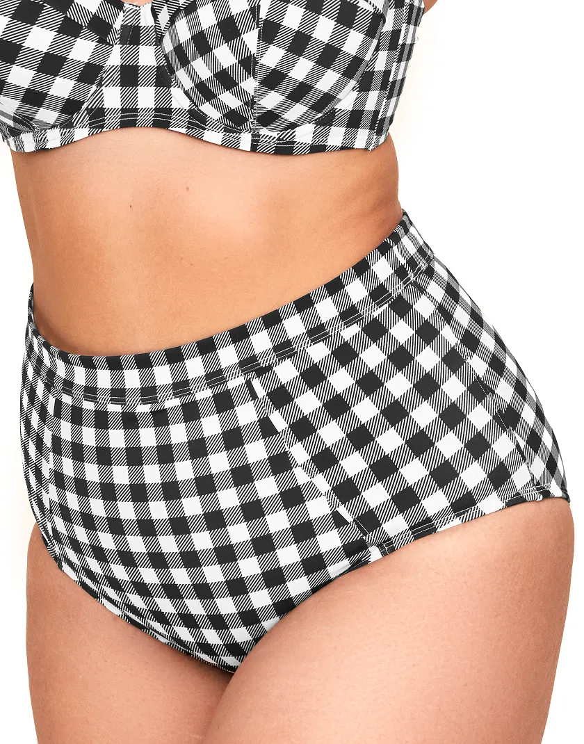 Vivien Plaid Black swimwear bundle Model 3