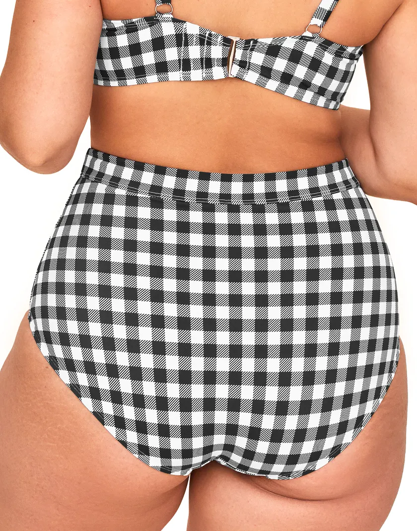 Vivien Plaid Black swimwear bundle Model 5