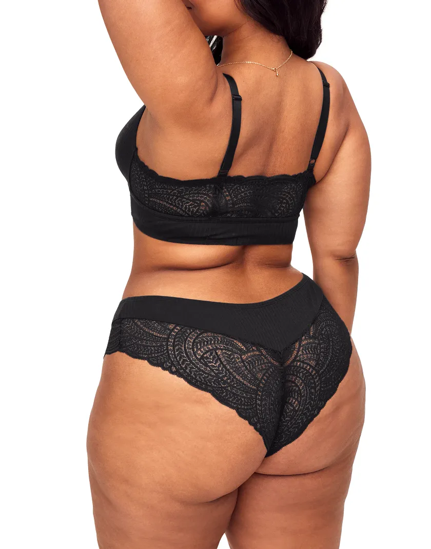 Floretta Black 2 Unlined bra bundle Model 10