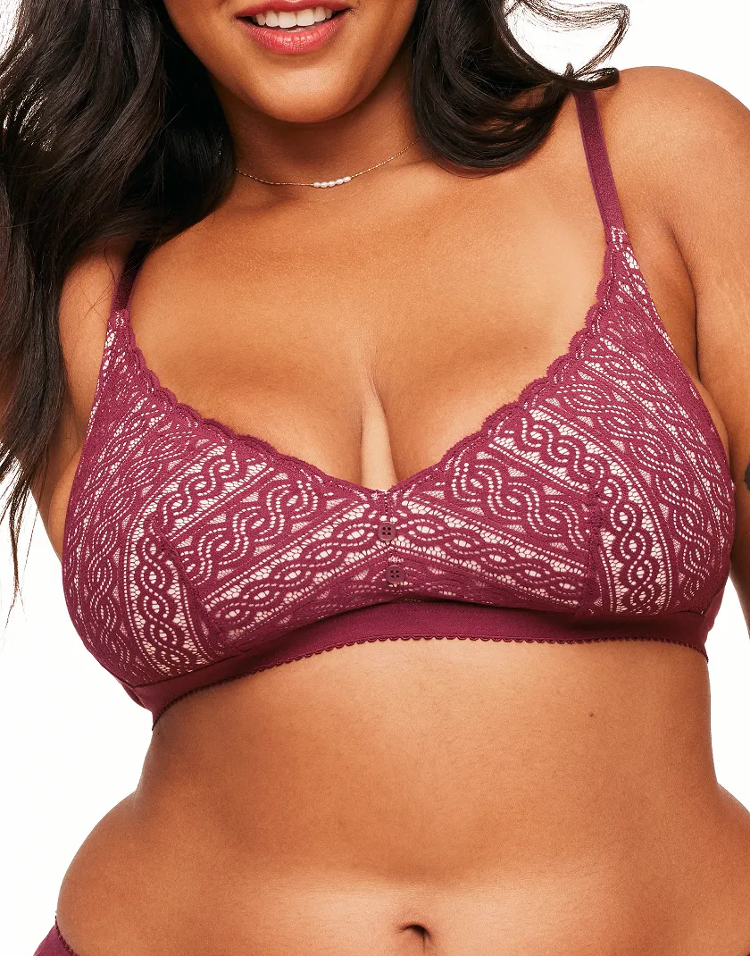 Samanta Dark Red 2 Contour bra bundle Model 2