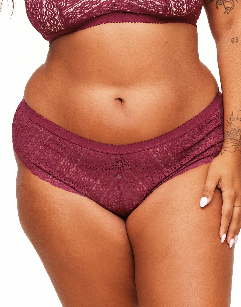 Samanta Dark Red 2 Contour bra bundle Model 5