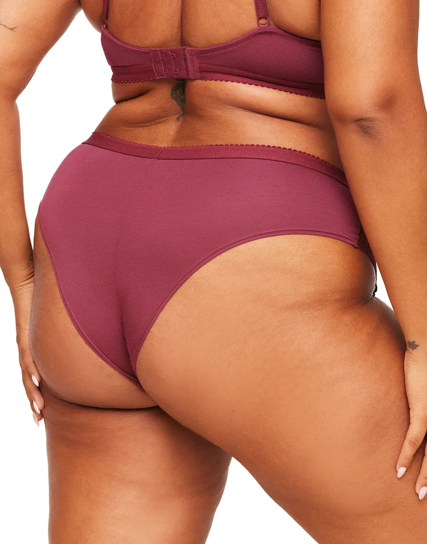 Samanta Dark Red 2 Contour bra bundle Model 7