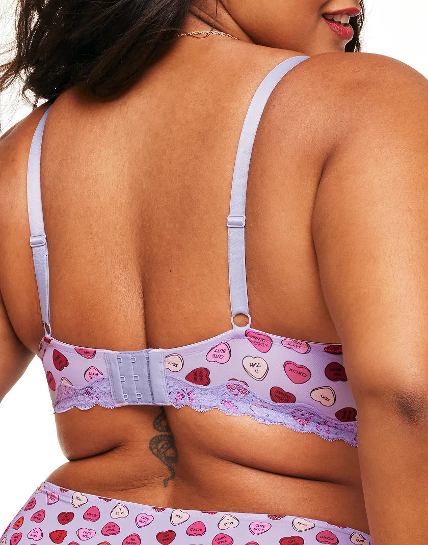 Nare Heart Purple 2 Contour bra bundle Model 3
