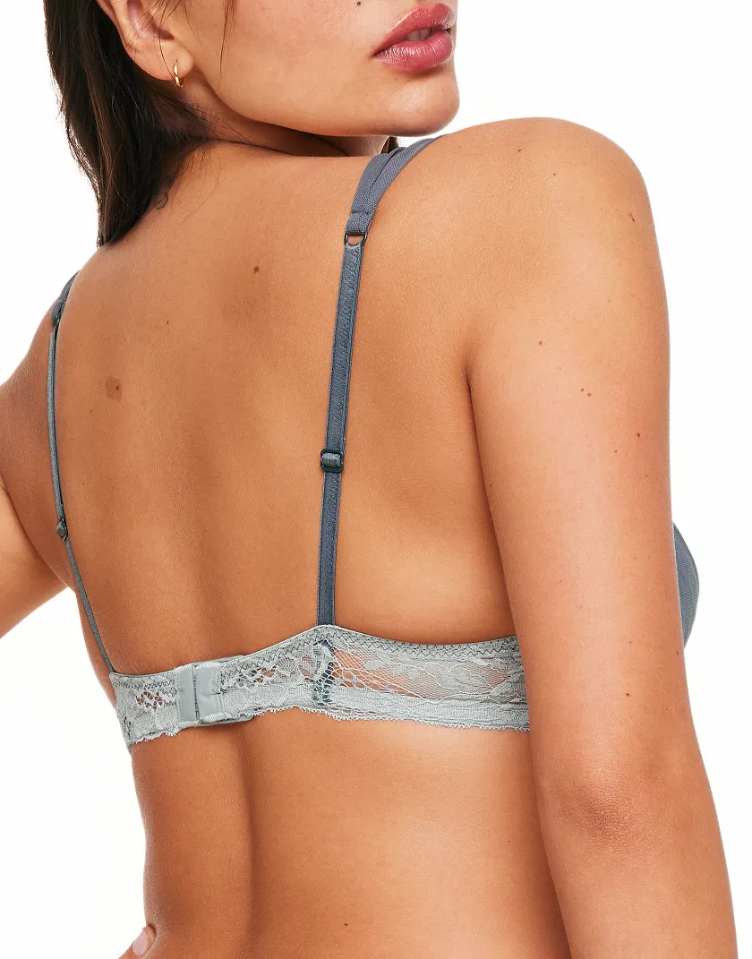 Clairabelle Medium Gray 2 Push Up bra bundle Model 2