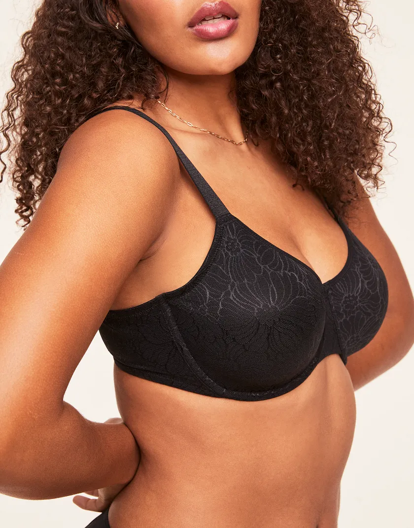 Reba Black 2 Unlined bra bundle Model 1