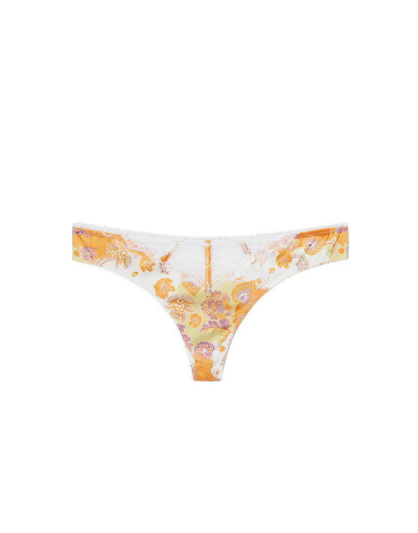 Rochelle Thong Paisley Orange panty bundle Still 1