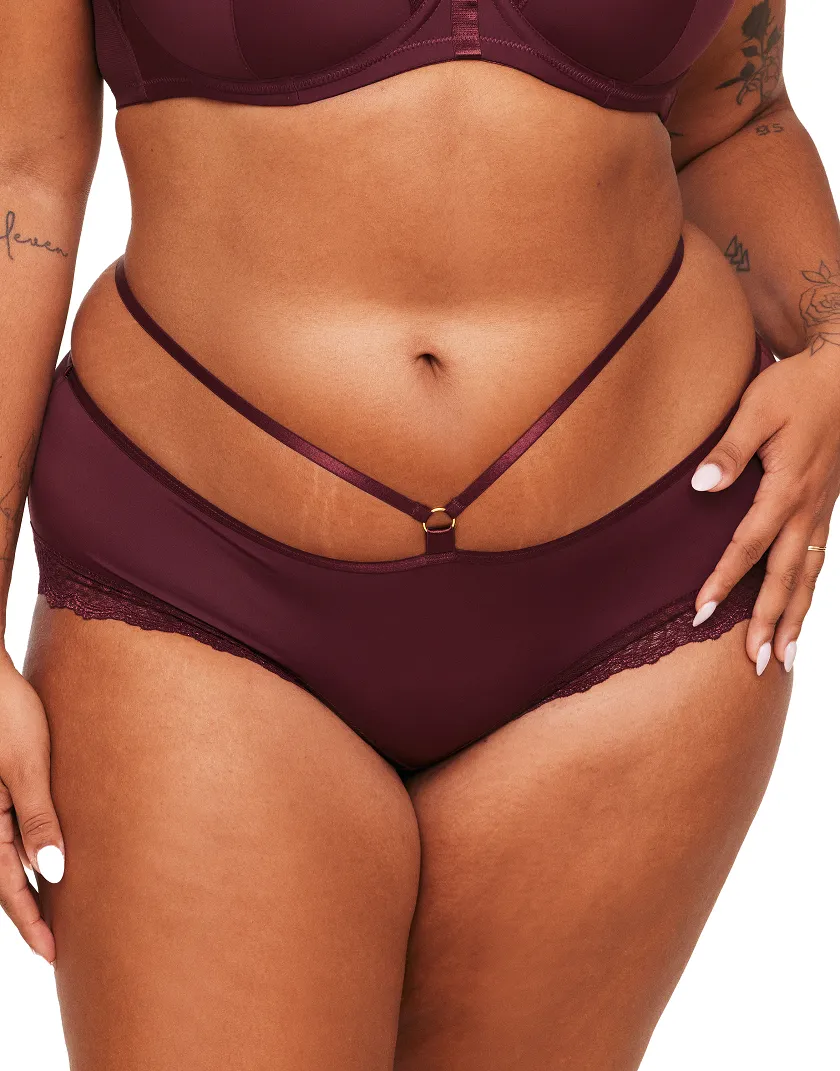 Marca Thong Dark Purple 4 panty bundle Model 1