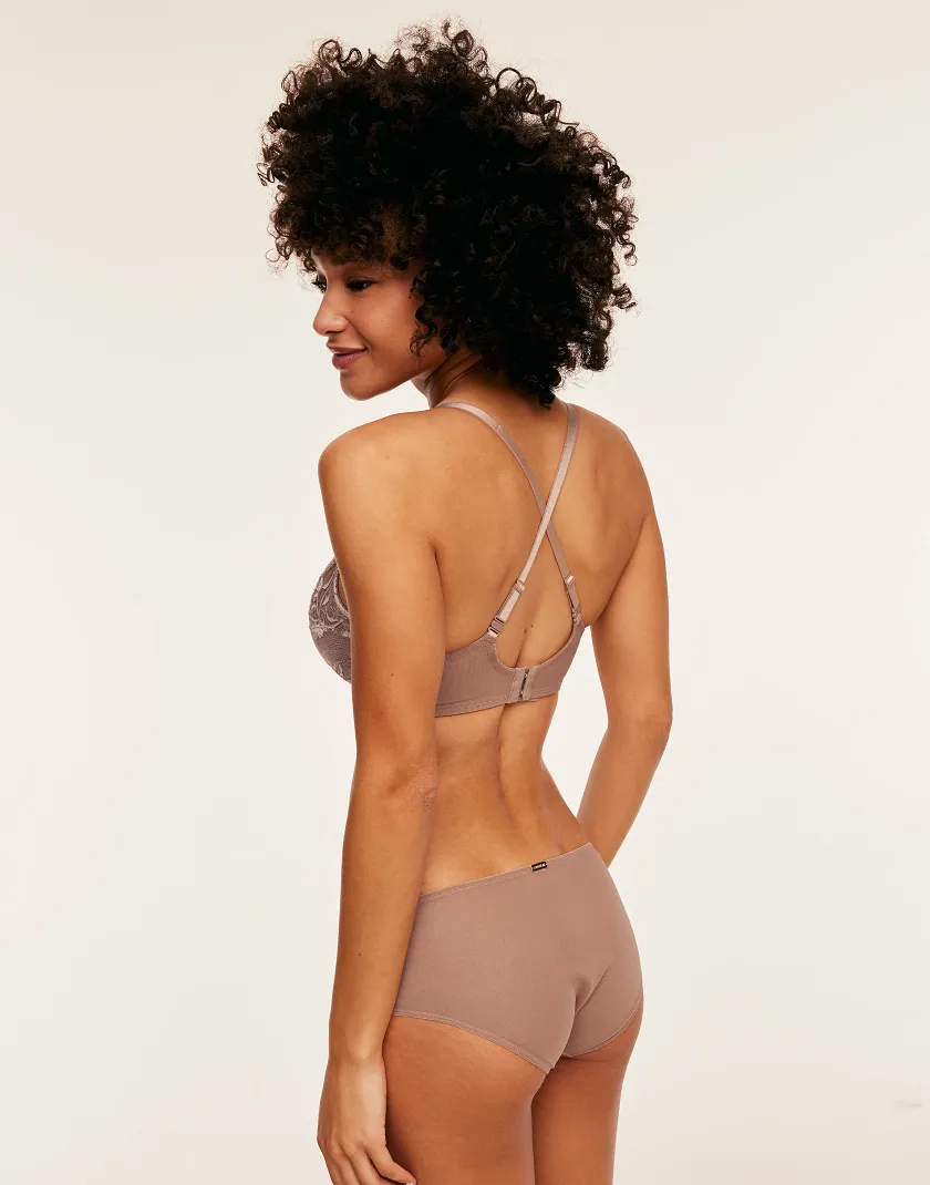 Chelsi Medium Beige 2 Unlined bra bundle Model 8