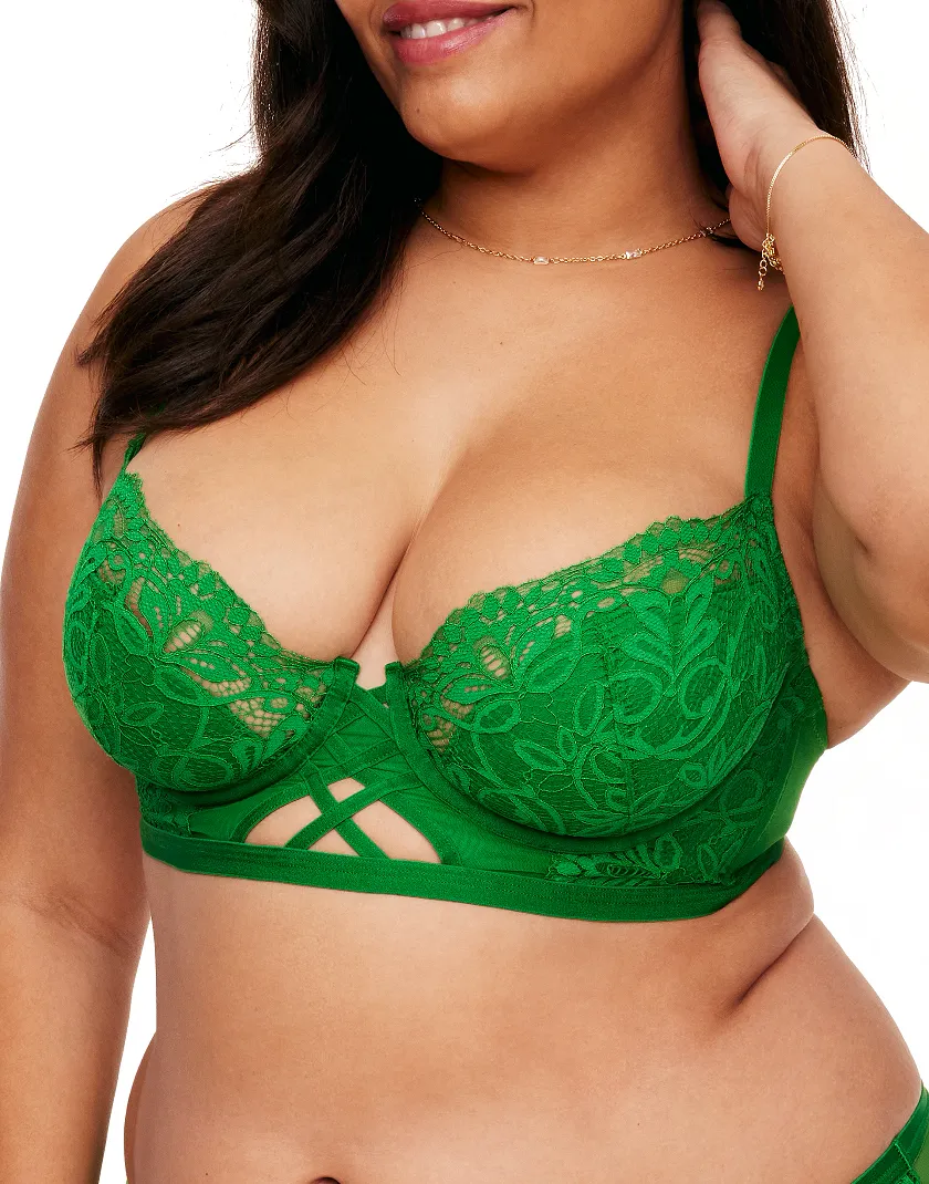 Diara Dark Green 2 Contour bra bundle Model 2
