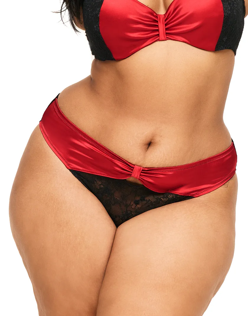 Eira Dark Red 2 Push Up bra bundle Model 7