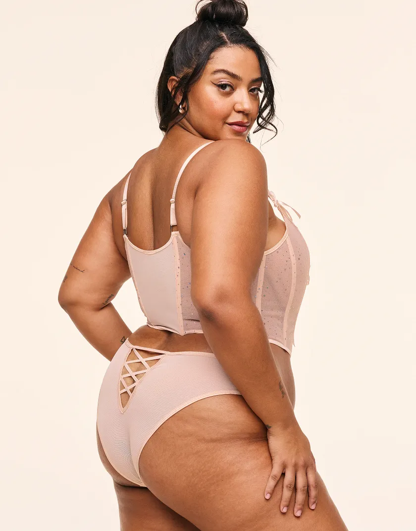 Diamond Light Beige Unlined corset bundle Model 7