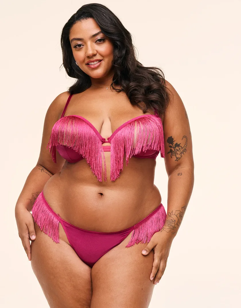 Cece Dark Pink 2 Unlined bra bundle Model 7