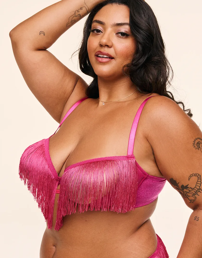 Cece Dark Pink 2 Unlined bra bundle Model 2