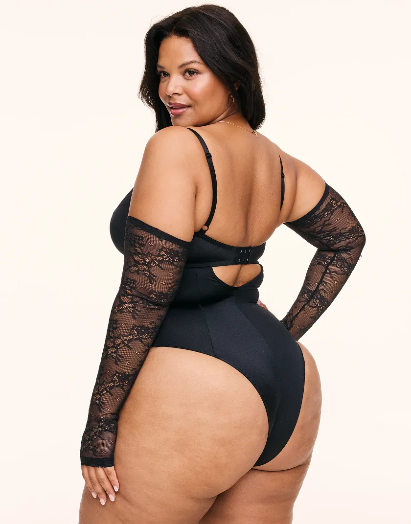 Callie Black 2 Contour lingerie bundle Model 5