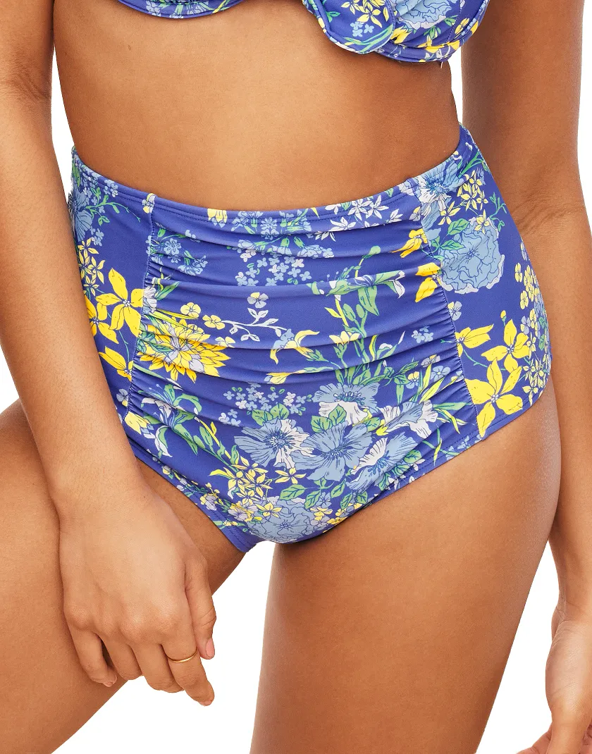 Shelby Floral Blue 2 swimwear bundle Model 1