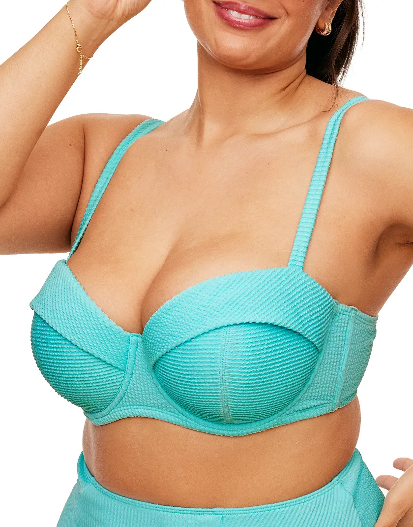 Rachelle Medium Blue 2 Contour swimwear bundle Model 2