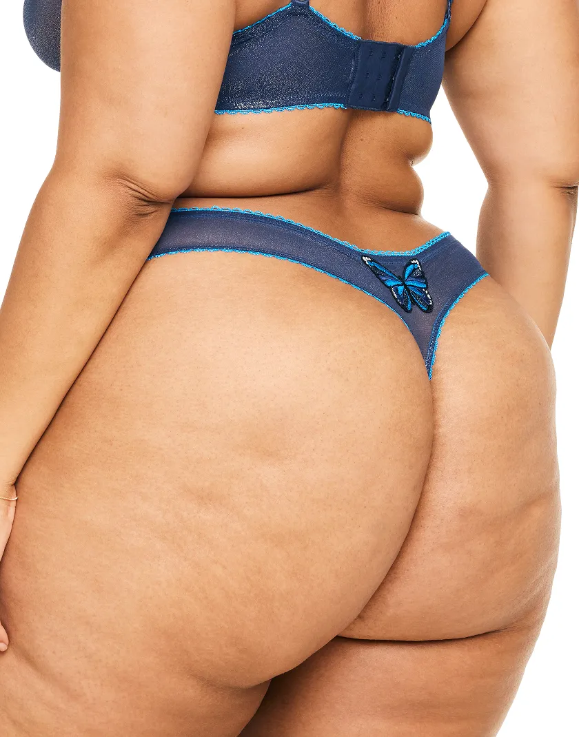 Alyshia Animal Blue 2 Unlined bra bundle Model 9