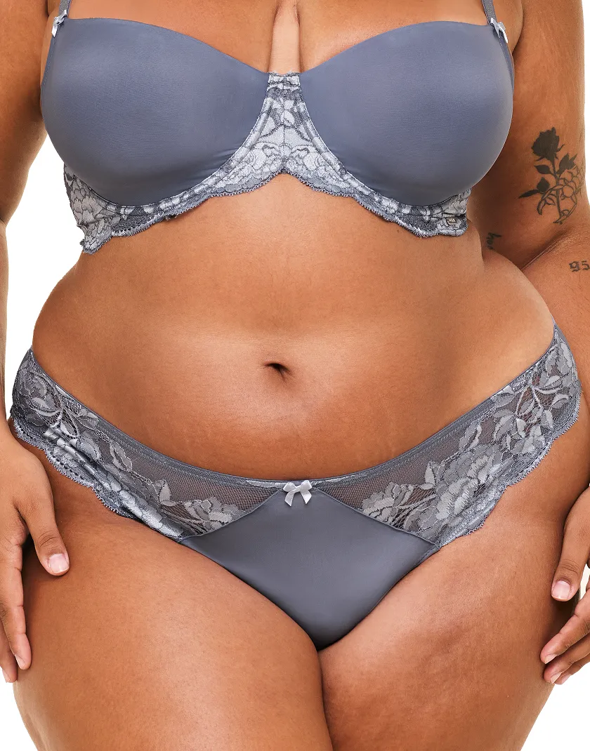 Vicky Brazilian Dark Gray panty bundle Model 1