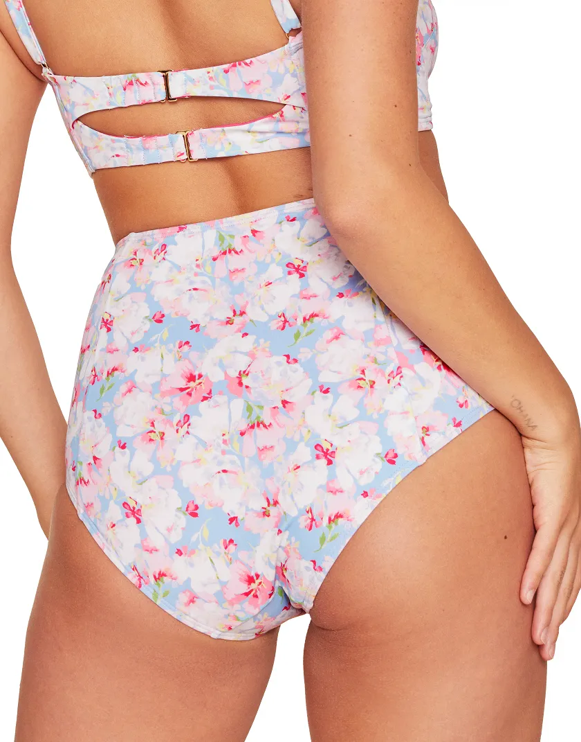 Vivien Floral Blue swimwear bundle Model 6