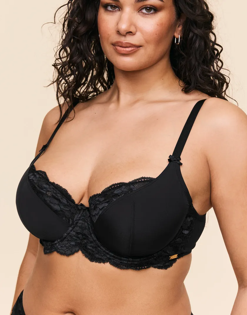 Vicky Black 3 Unlined bra bundle Model 1