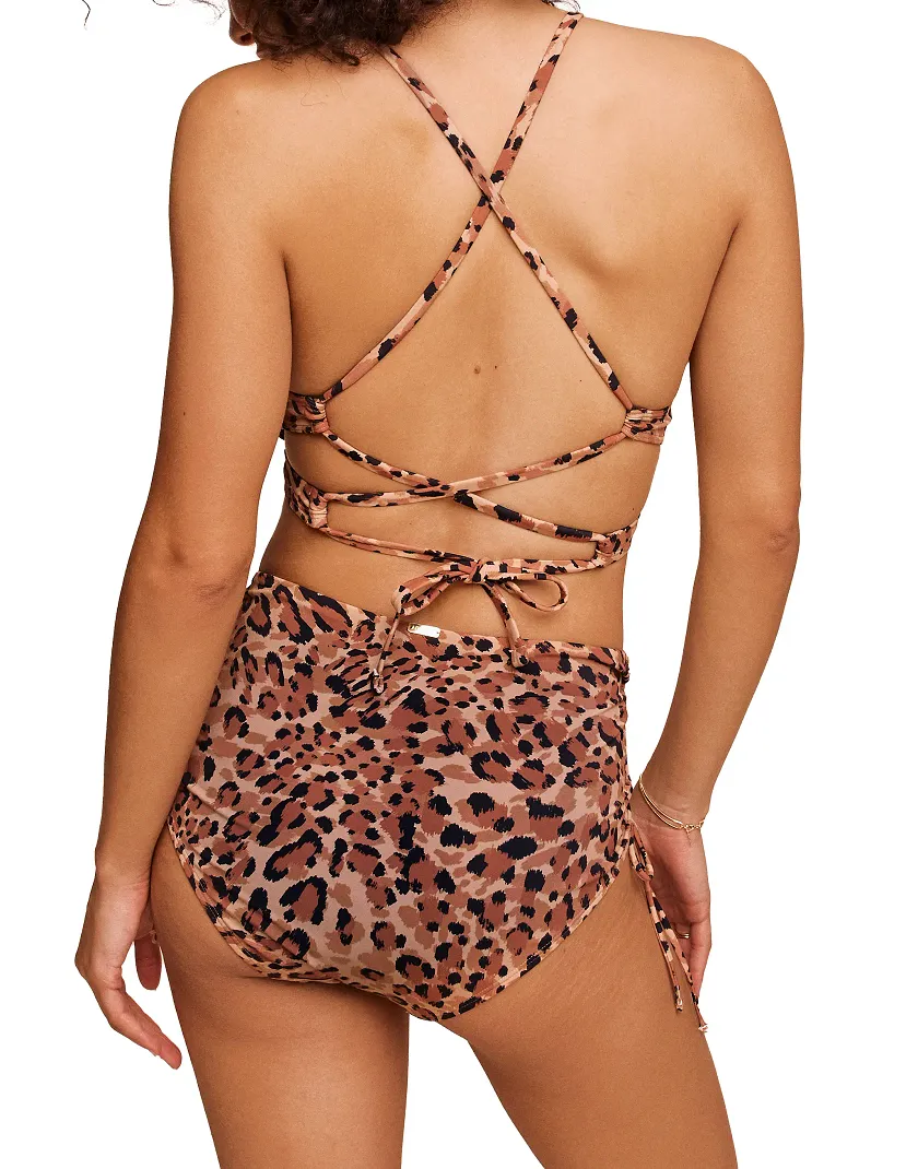 Tatiana Animal Brown swimwear bundle Model 4