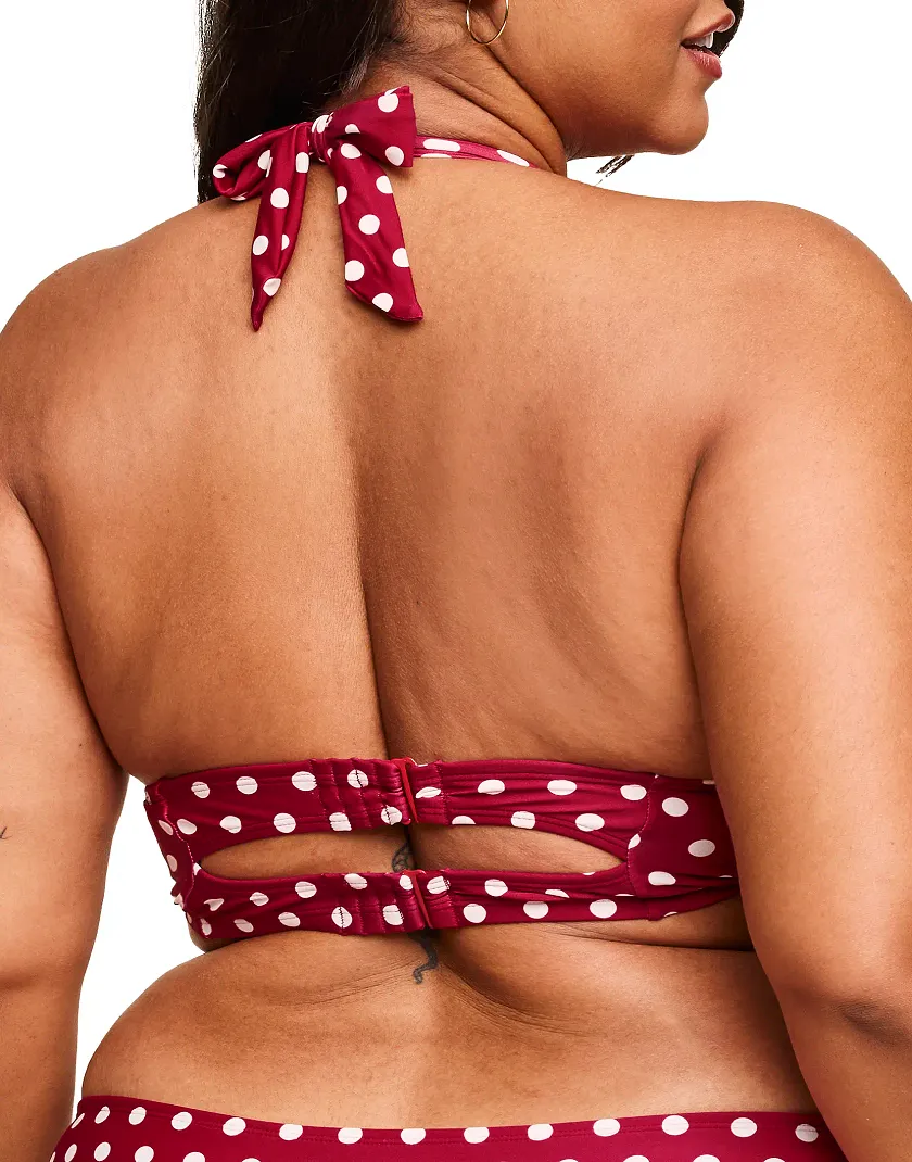 Shelby Dot Red 2 Contour swimwear bundle Model 4