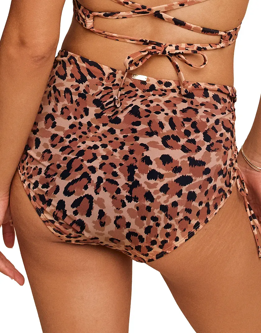 Tatiana Animal Brown swimwear bundle Model 1