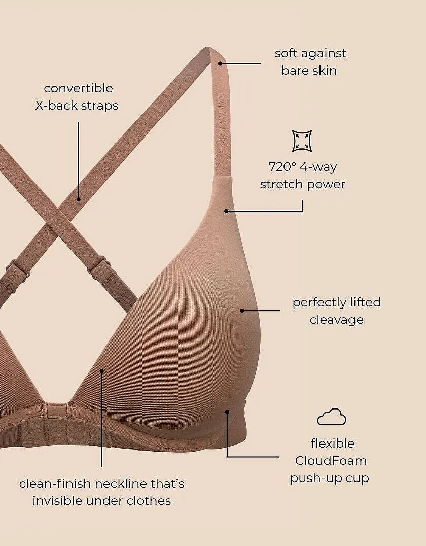 Natalya Medium Beige Push Up bra bundle Still 4