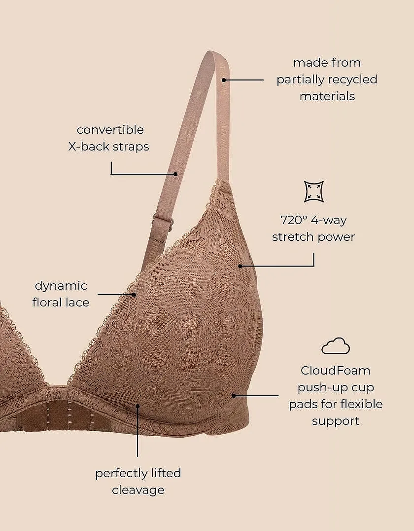 Maren Medium Beige Push Up bra bundle Still 4