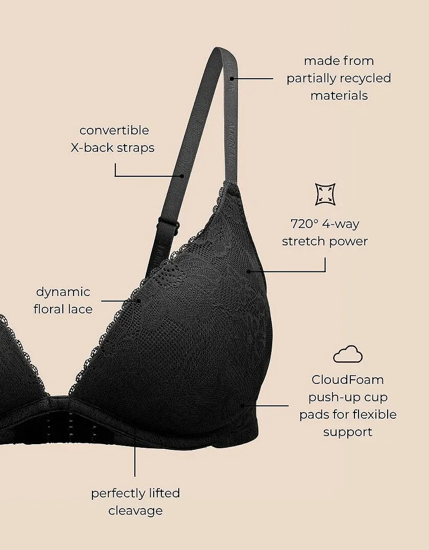 Maren Black Push Up bra bundle Still 4