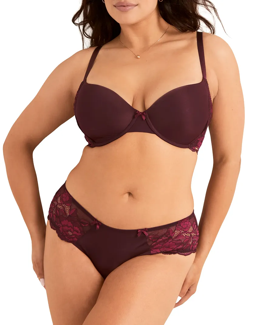 Paxton Dark Purple 2 Contour bra bundle Model 7