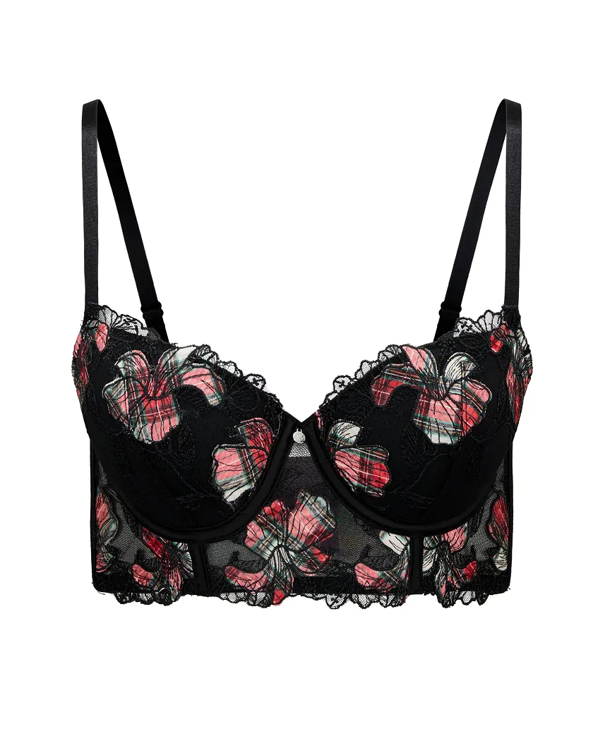 Carole Plaid Black 2 Contour bra bundle Still 3