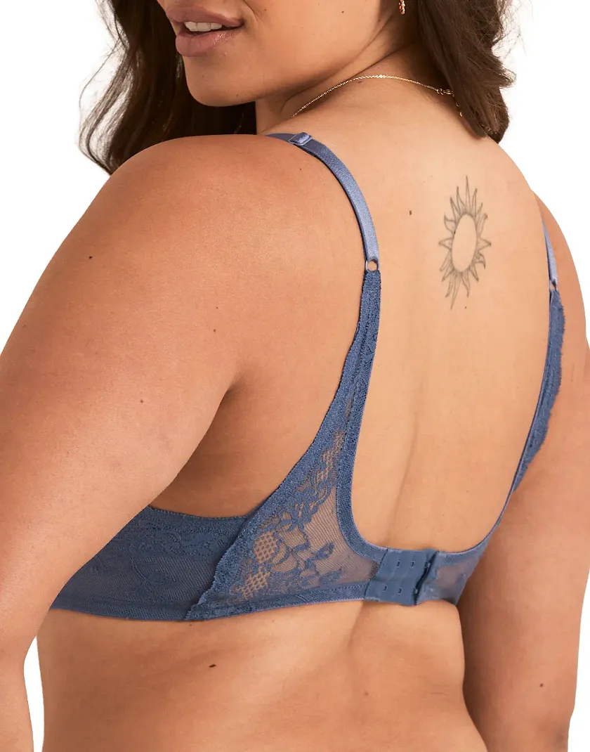 Jennakate Dark Blue 2 Push Up bra bundle Model 4