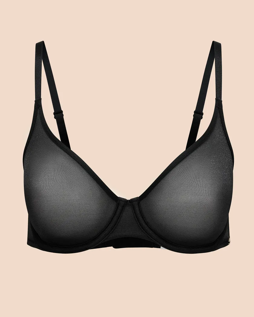 Hariette B1 Black 2 Unlined bra bundle Still 3