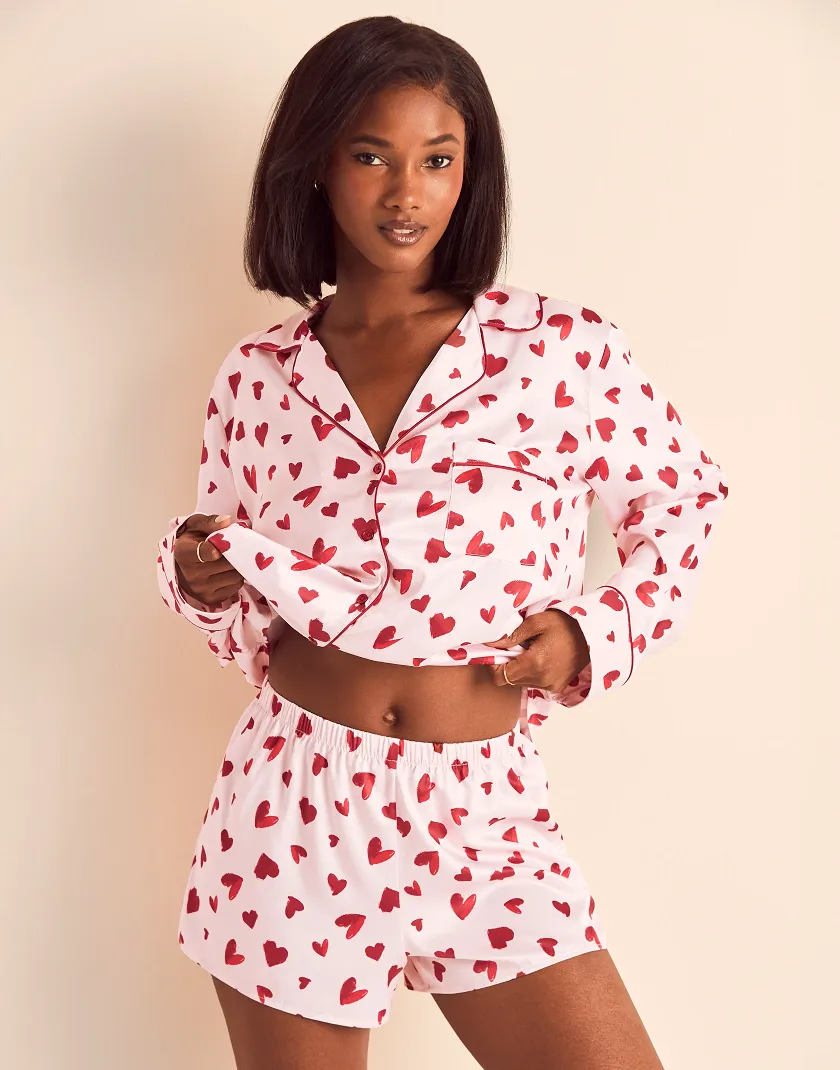Sammie B1 Heart Pink sleepwear bundle Model 6