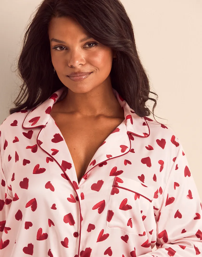 Sammie B1 Heart Pink Plus sleepwear bundle Model 5