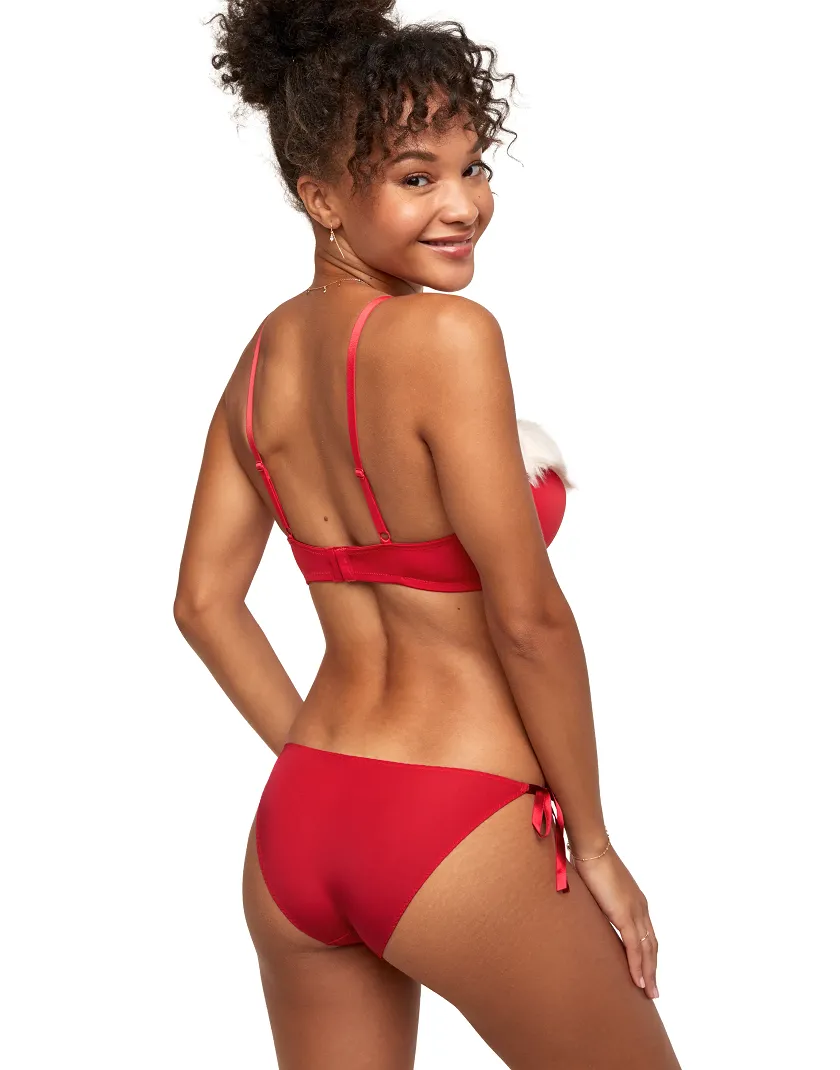 True Red Claussa Push Up Bra Model 8
