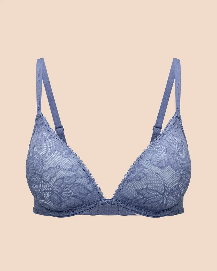 Maren Medium Blue Push Up bra bundle Still 3