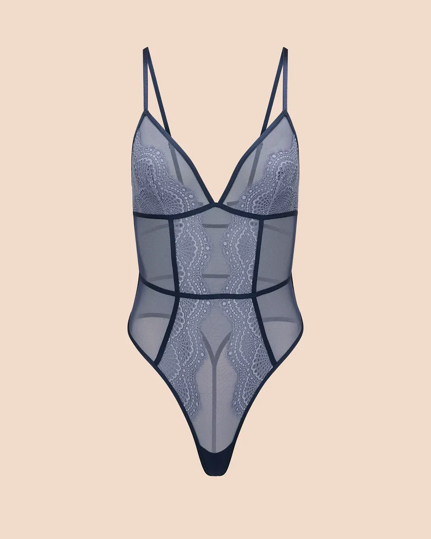 Phebe Medium Blue Unlined lingerie bundle Still 2