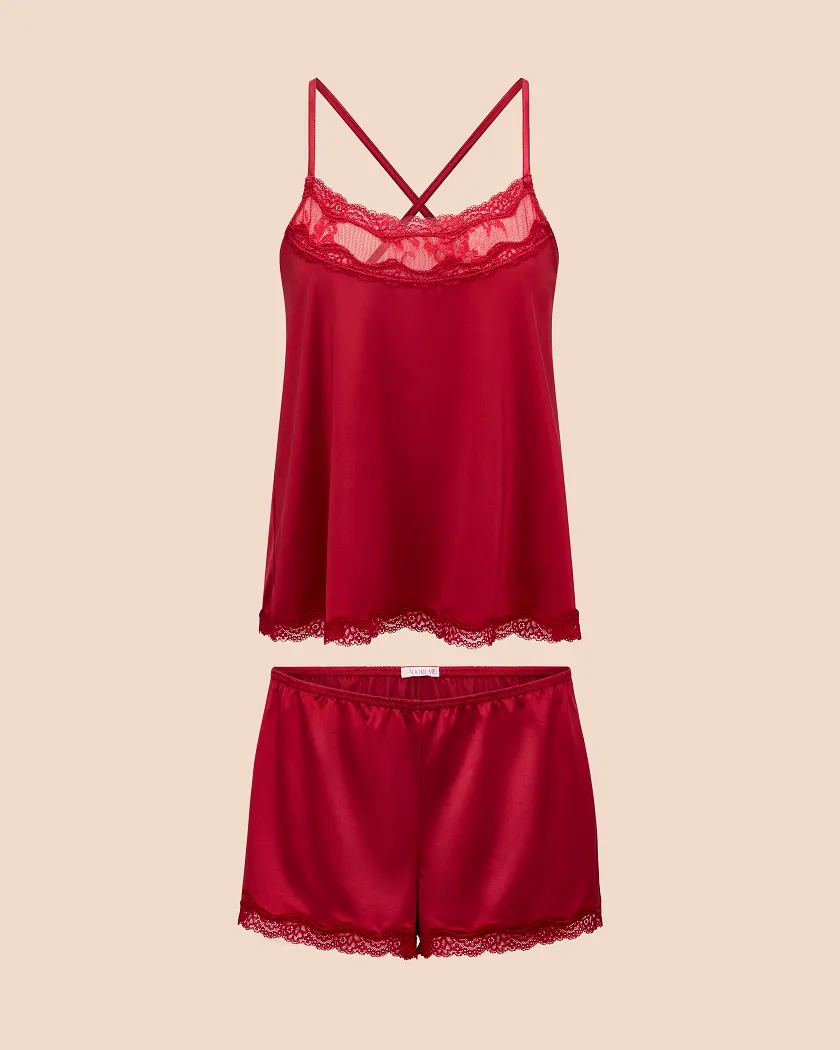 Tiani Dark Red sleepwear bundle Still 2