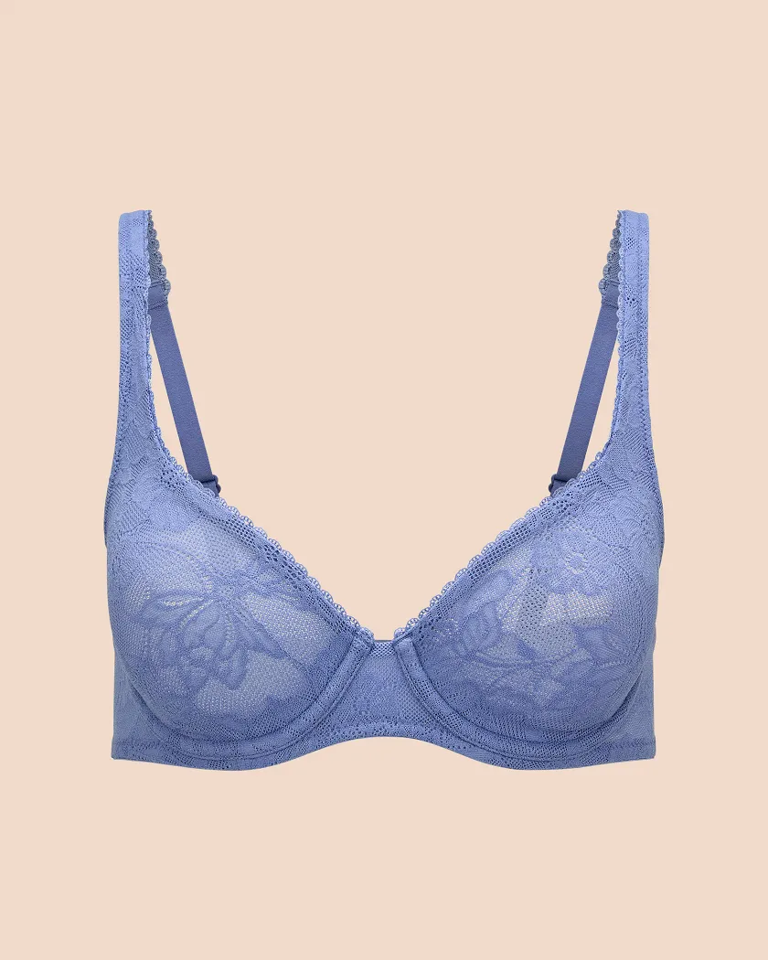 Winona Medium Blue Unlined bra bundle Still 5