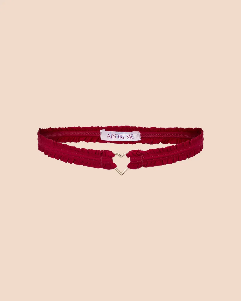Lovisa Dark Red lingerie bundle Still 2