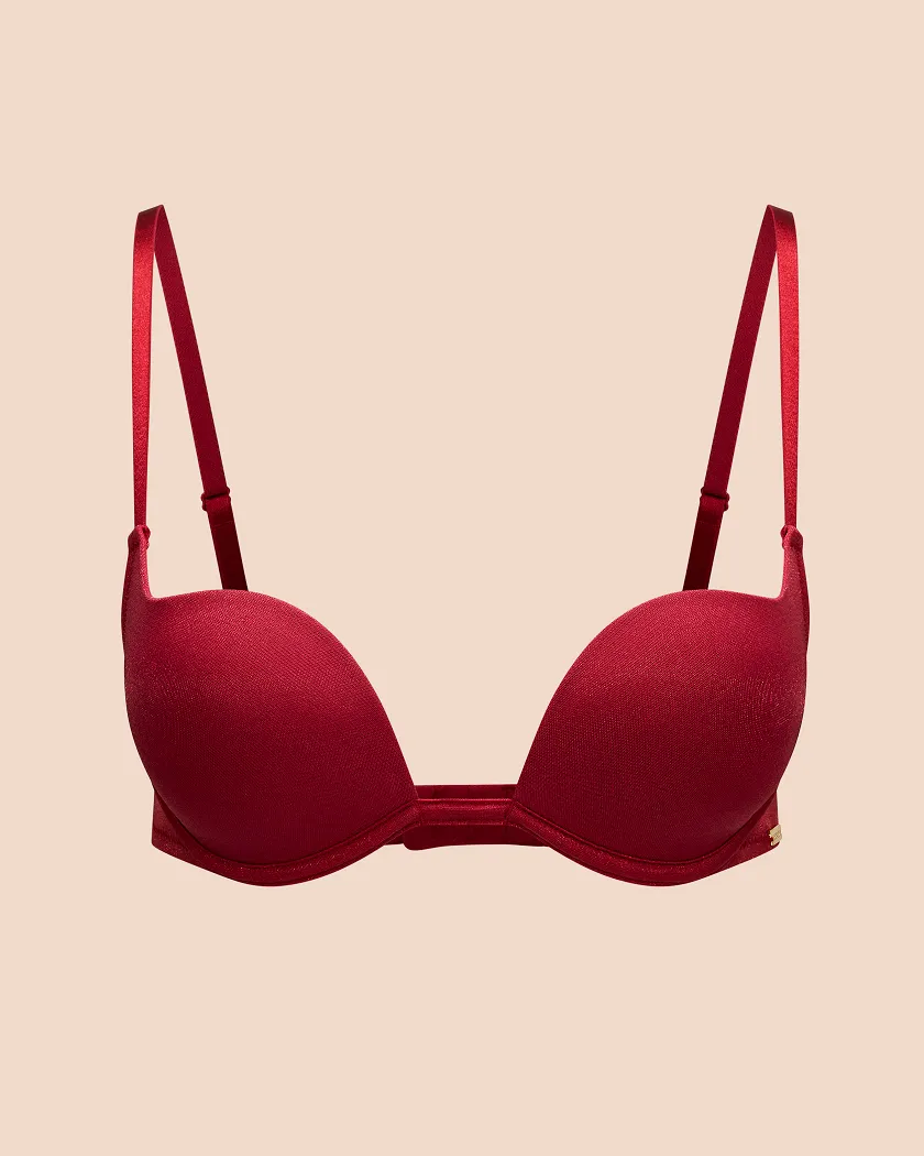 Gianina B1 Dark Red 2 Push Up bra bundle Still 3