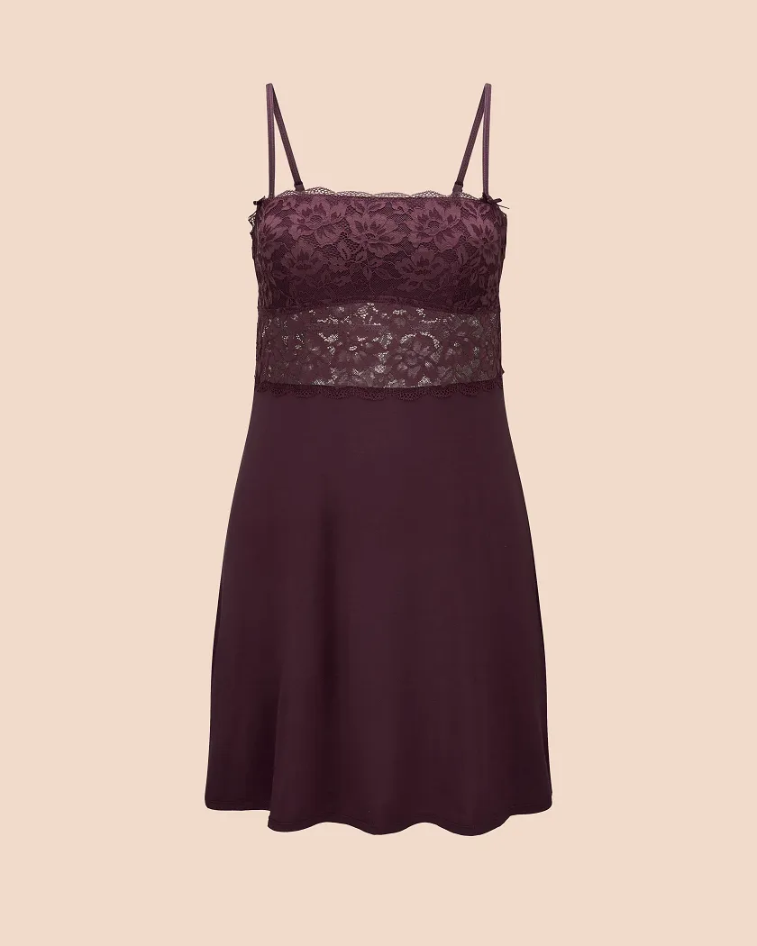 Samantha Dark Purple sleepwear bundle Still 3