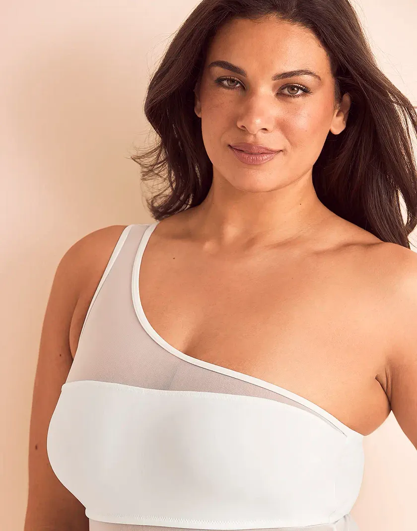 Kimora White Plus Contour swimwear bundle Model 5